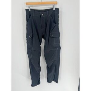 KÜHL Renegade Cargo Convertible Men 32x30 Gray Good Used Zip Off Hiking Pants